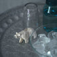 Polar Bear Ornament , Paper Mache