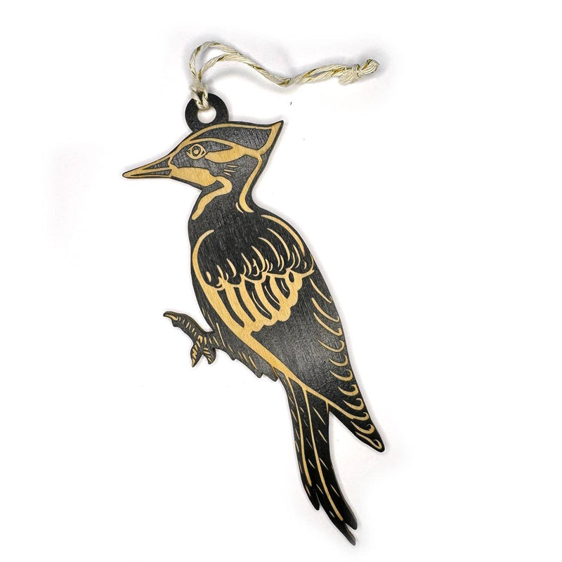 Pic of the Pileated Woodpecker Ornament""