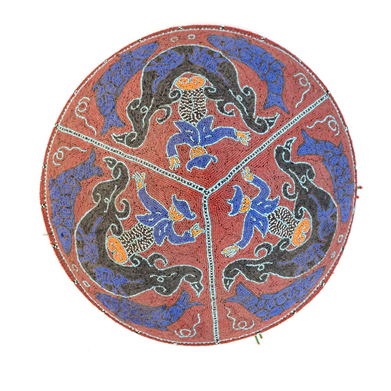 Beaded Sumatran Ceremonial Food Cover, 2
