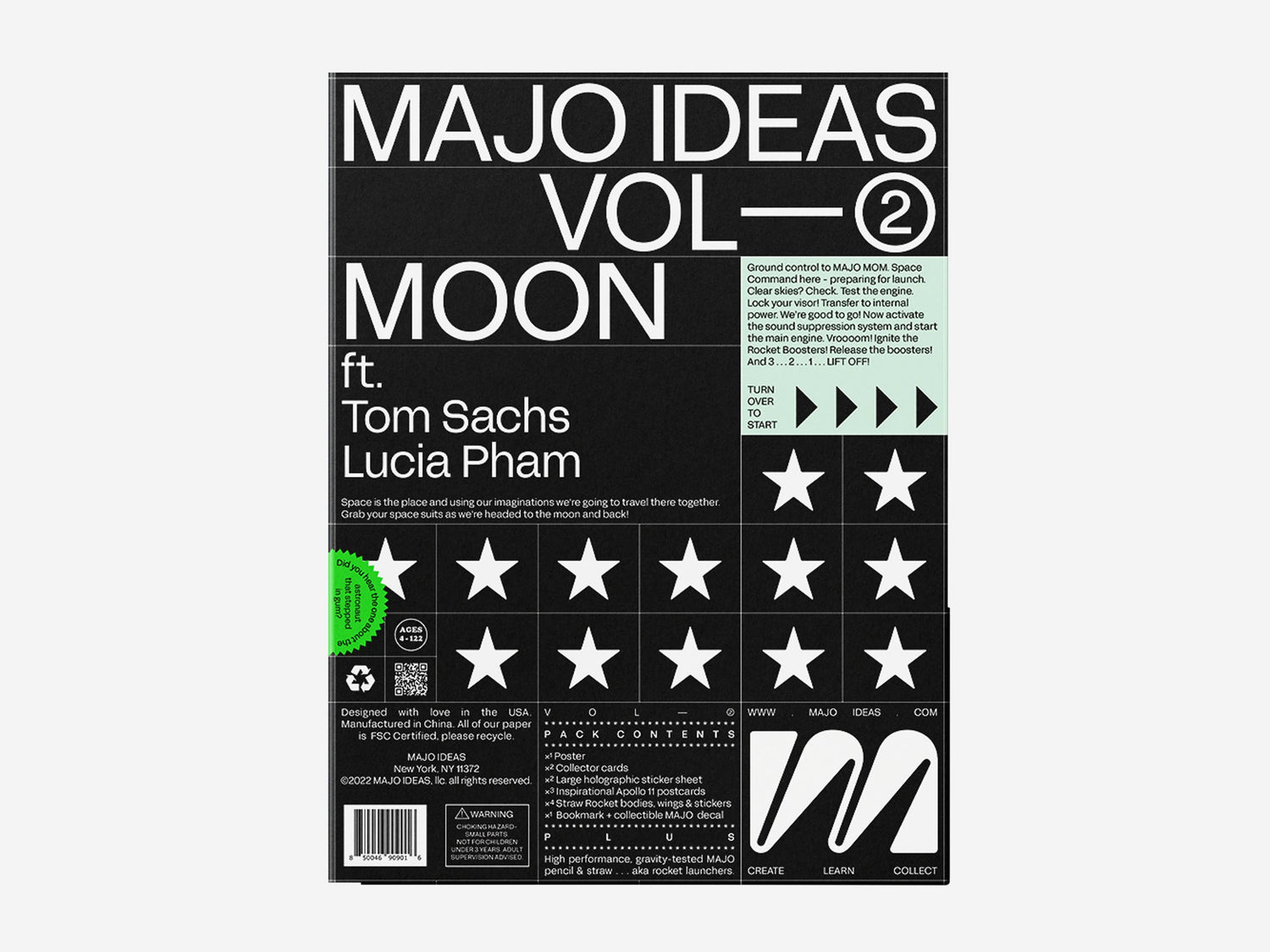 MOON Sticker Based Art Pack