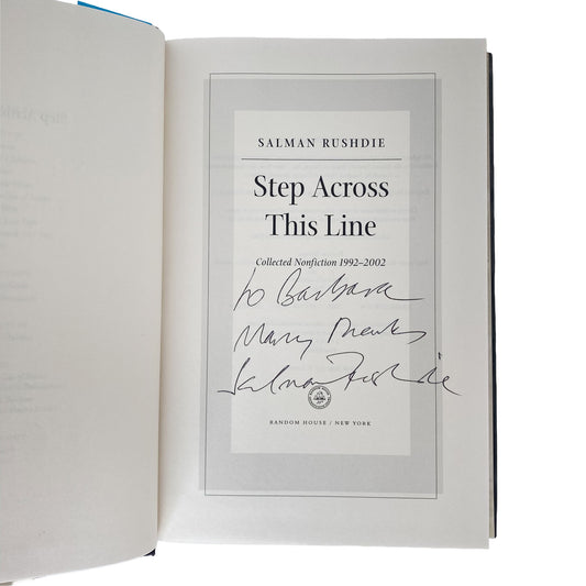 Step Across This Line by Salman Rushdie