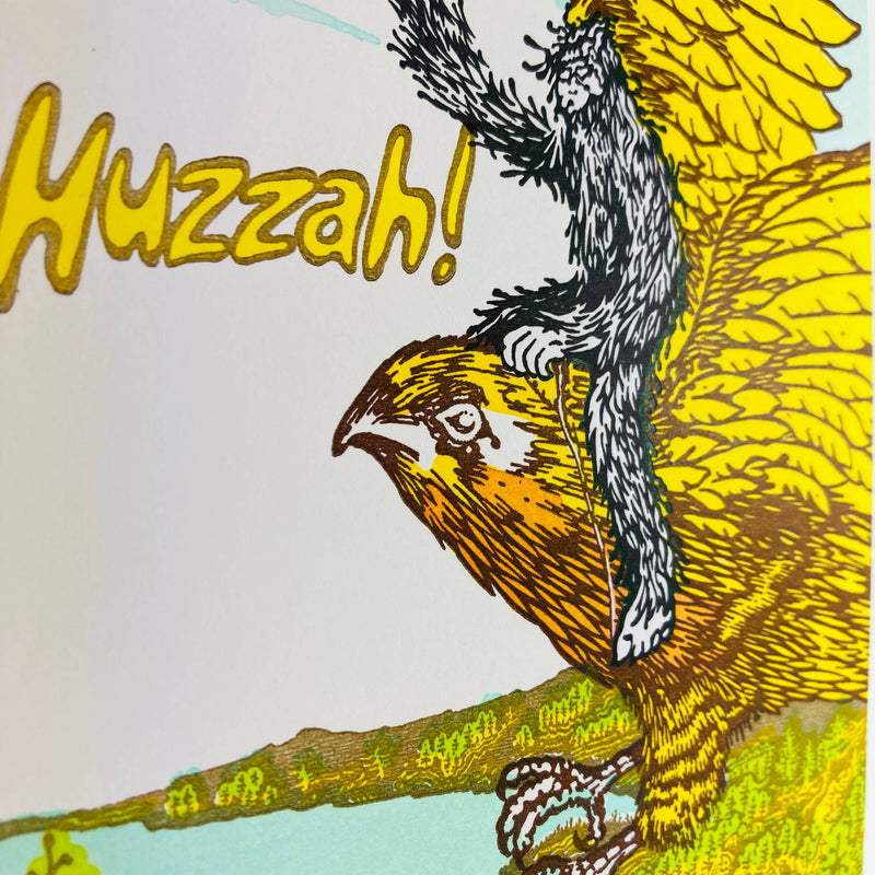 Falcon & Mini Sasquatch Huzzah!