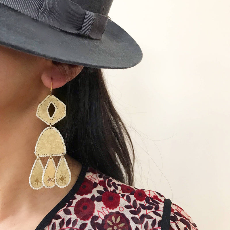 Brass Earrings,  Canaima