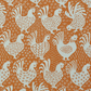 Patterned Paper Hens Cinnamon