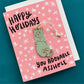 Happy Holidays You Adorable A-hole - Cat Ornament w/Card