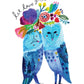 Barn Owl Let Love Grow Greeting Card