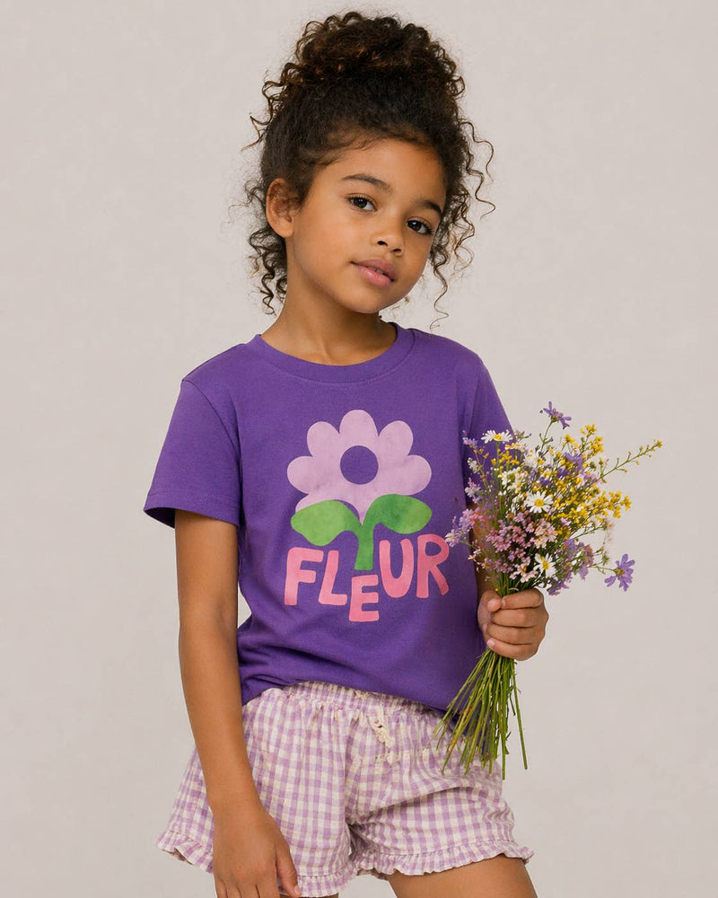 Fleur French Flower  Tee Shirt