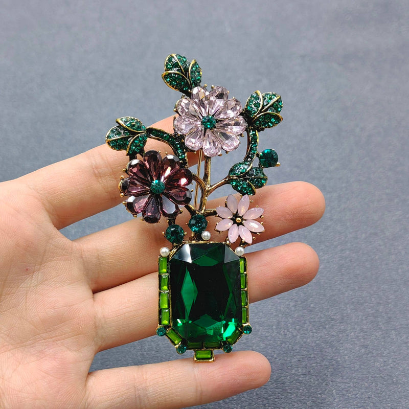 RHINESTONE FLOWER BOUQUET