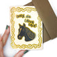 Why The Long Face? - Horse Magnet w/Card