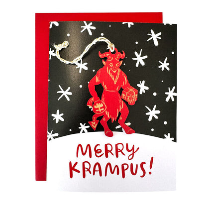 Pic of the &quo;Merry Krampus - Krampus Ornament w/Card&quo;
