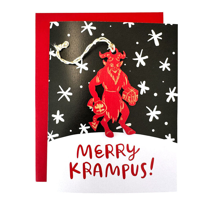 Pic of the &quo;Merry Krampus - Krampus Ornament w/Card&quo;