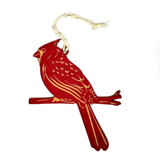 Pic of the Cardinal Ornament""