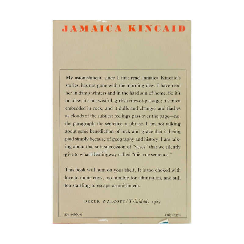 At The Bottom Of The River, Jamaica Kincaid
