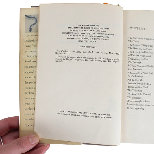 The Soft Voice of the Serpent, Nadine Gordimer