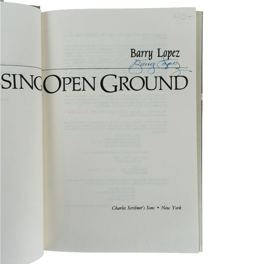Crossing Open Ground, Barry Lopez