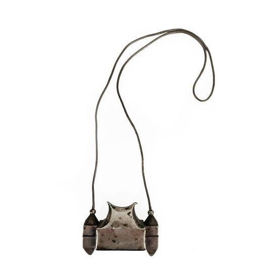 Antique Sterling Silver Lingma Casket Prayer Box