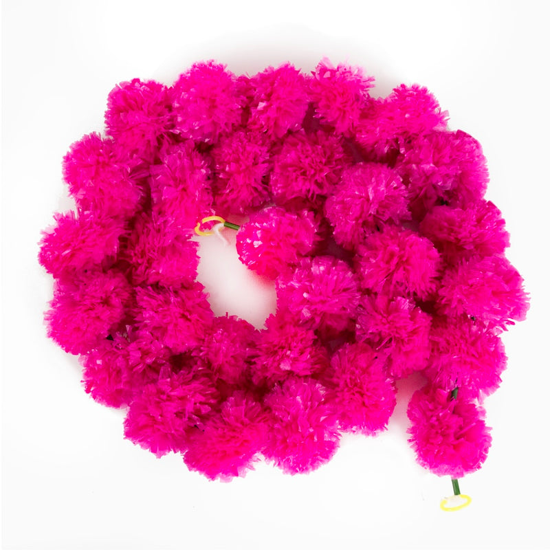 Recycled Plastic Marigold Garland