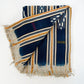 African Baule Cloth, Indigo + Gold
