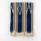 African Baule Cloth, Indigo + Gold
