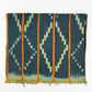 African Baule Cloth, Indigo + Orange