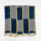 African Baule Cloth, Indigo + Yellow