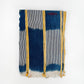 African Baule Cloth, Indigo + Yellow