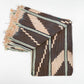 African Baule Cloth, Dusty Pink + Black