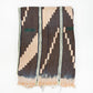 African Baule Cloth, Dusty Pink + Black