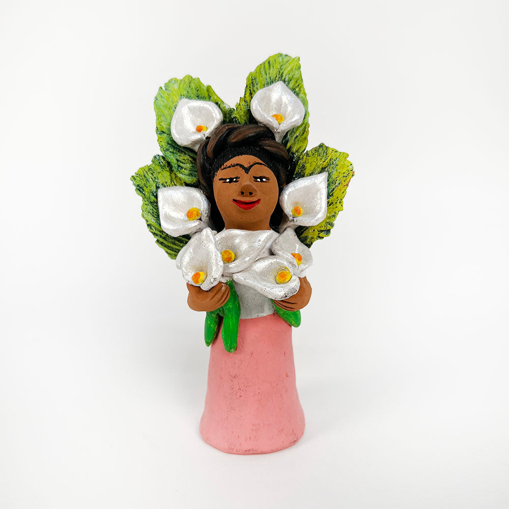 Handmade Ceramic Calla Lily Figure