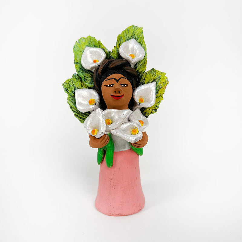 Handmade Ceramic Calla Lily Figure
