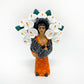 Mother Nursing Baby with Calla Lily Halo