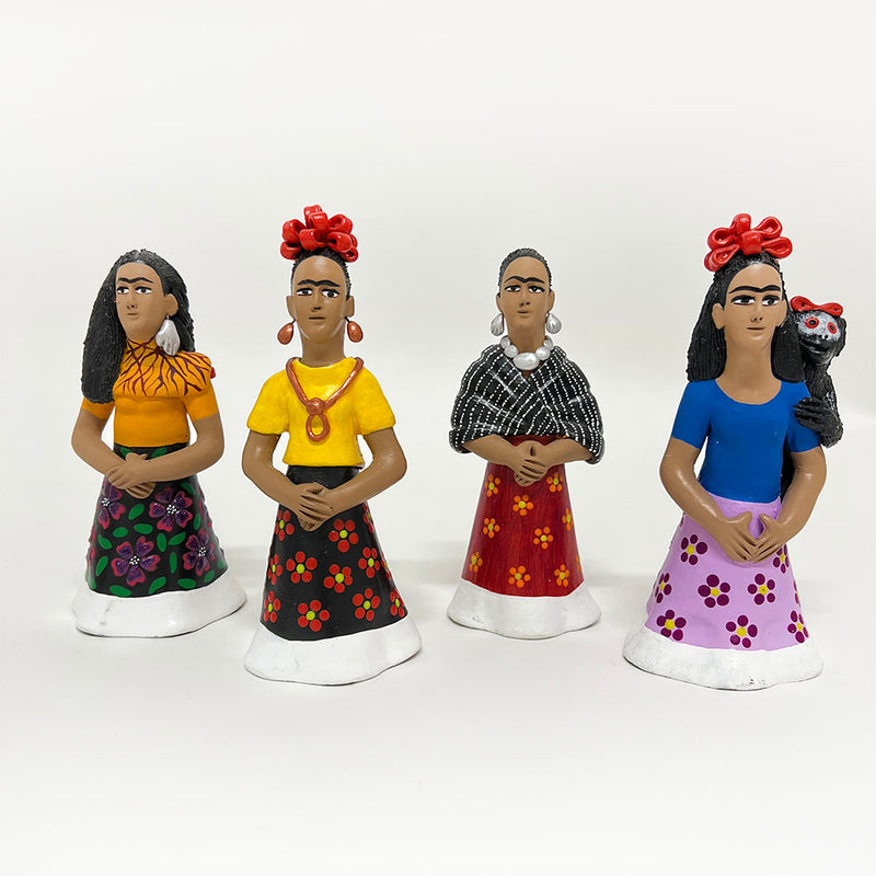 Handmade Ceramic Frida-inspired Figures