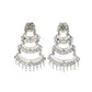 Sterling Silver Filigree Chandelier Earrings