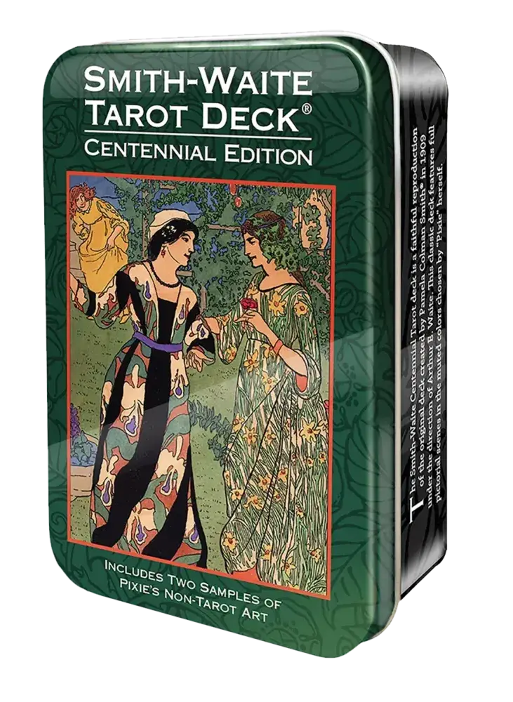 Smith-Waite Centennial Tarot Deck in a Tin