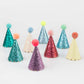 Glitter Mini Party Hats
