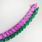 Tissue Tulip Garland, Green/Pink