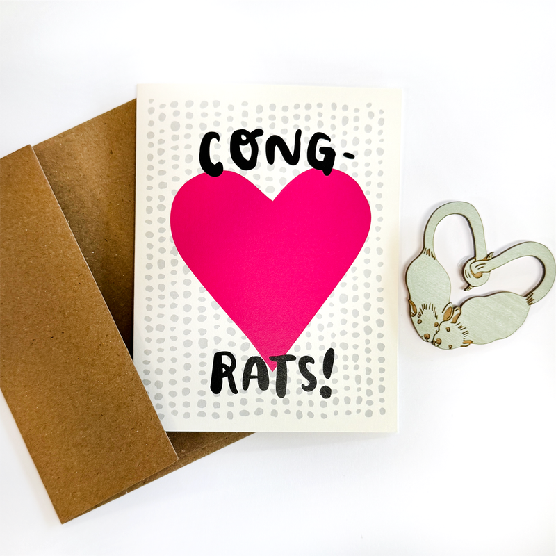 CongRATS Magnet w/Card