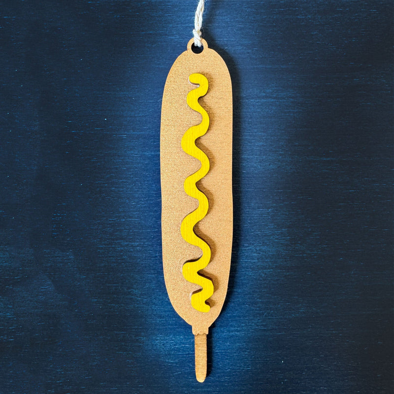 Corndog Ornament