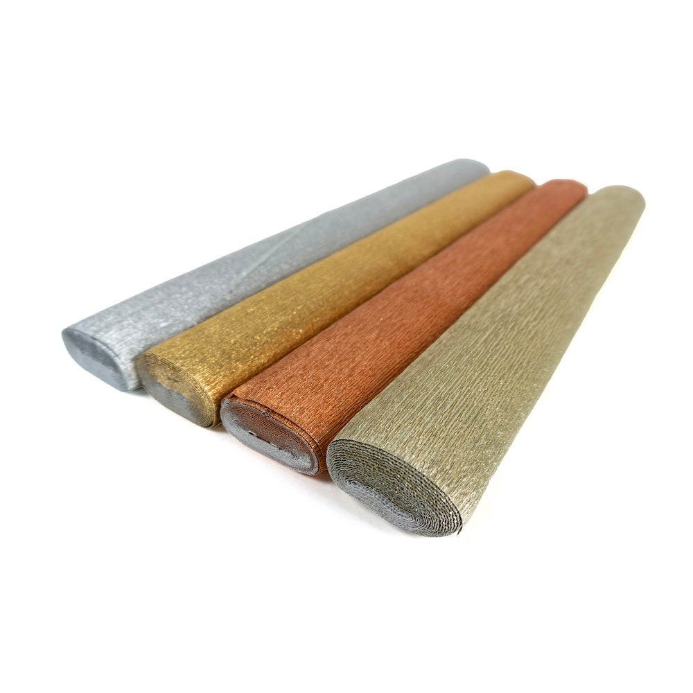 Italian Crepe Paper, Disco Metallics - 180g