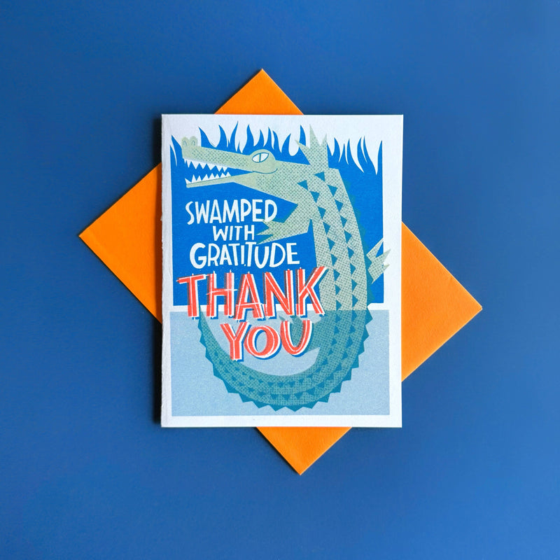 Swamped Thank You Card 
