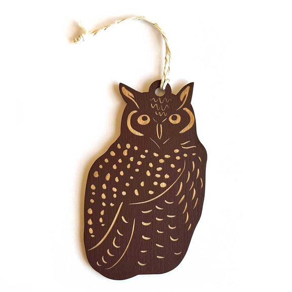 Pic of the Great Horned Owl Ornament""