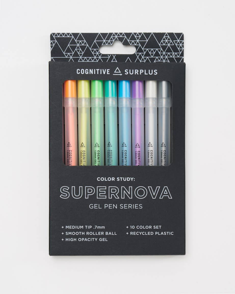 Supernova Gel Pen Pack 10pk