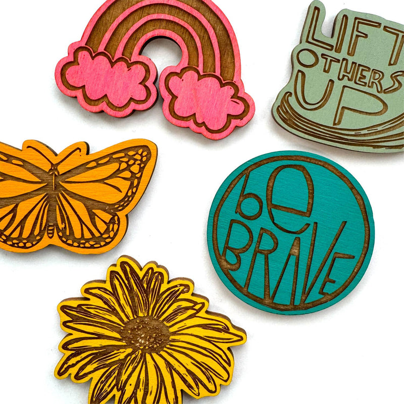 Good Vibes - Set of 5 Magnets