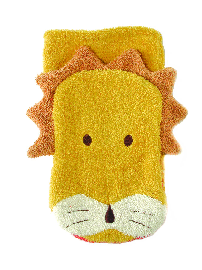 Organic Cotton Lion Washcloth