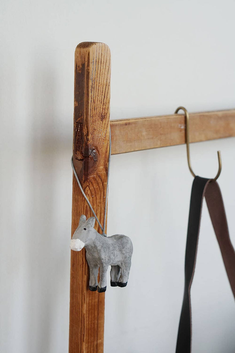 Donkey Ornament, Paper Mache