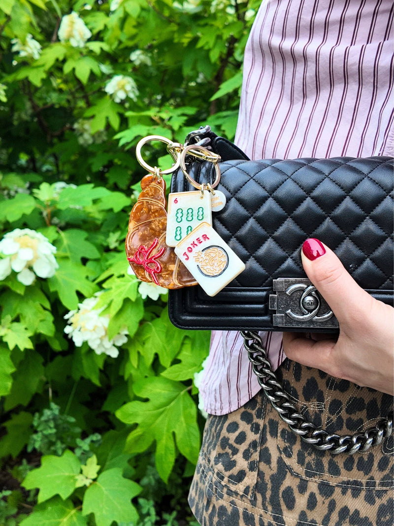 Mahjong Bag Charm & Keychain