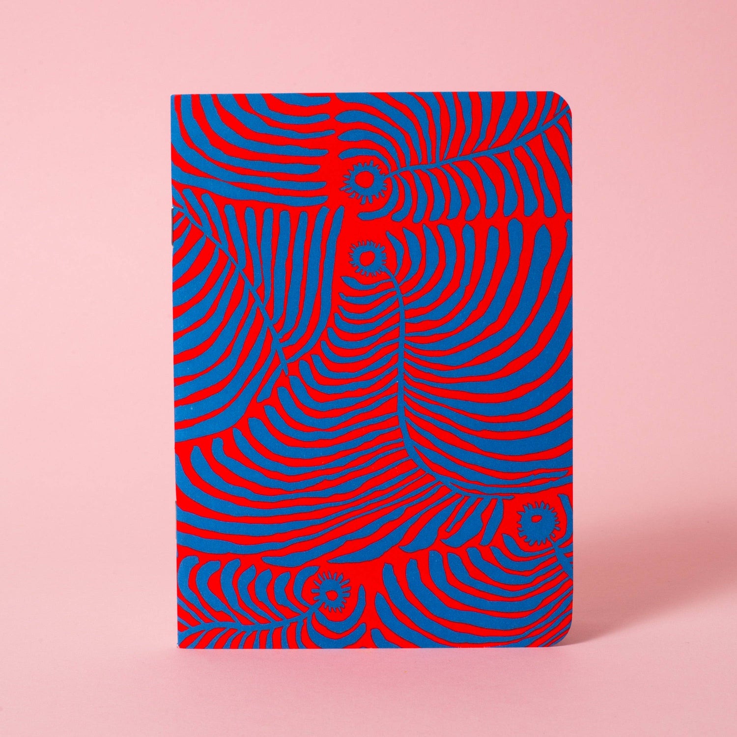 Softcover Blank Notebook - Seaweed Pattern