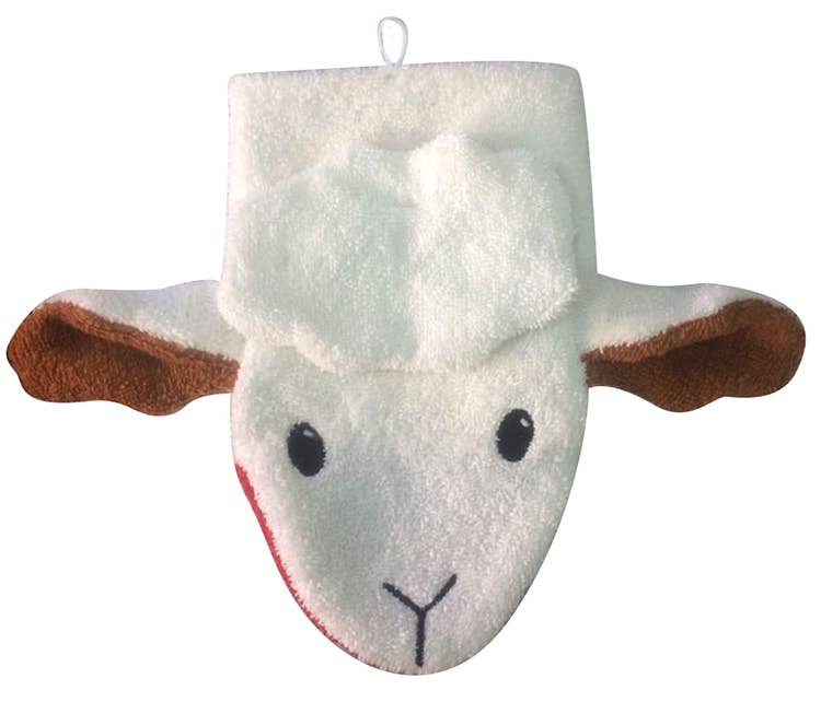 Organic Cotton Sheep Washcloth