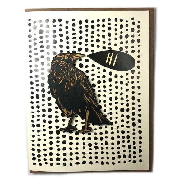 Pic of the Hi - Crow Magnet w/Card""