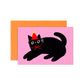 Party Cat Mini Note Card